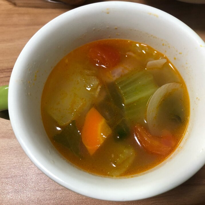 野菜たっぷりミネストローネ風スープ